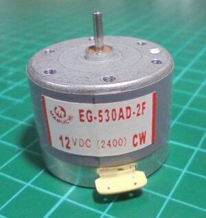 EG-530AD-2F - MOTOR CASSETTE 12V/2400RPM - CW (sentido horario)