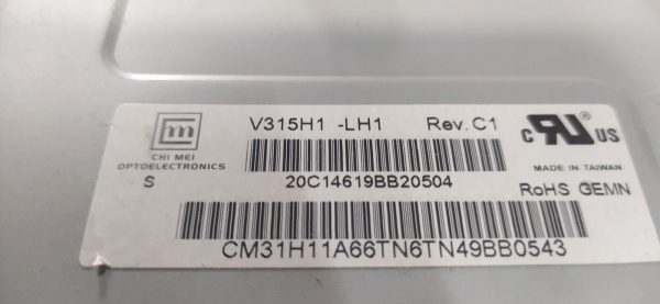FRC_TCON_CMO_80PIN - Display V315H1-LH1 - immagine 5