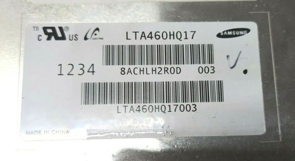 S240LABMB3SNBC4LV0.1 - LJ94-25738G - Display LTA460HQ17 - Philips 46PFL8007K/12 - Image 3