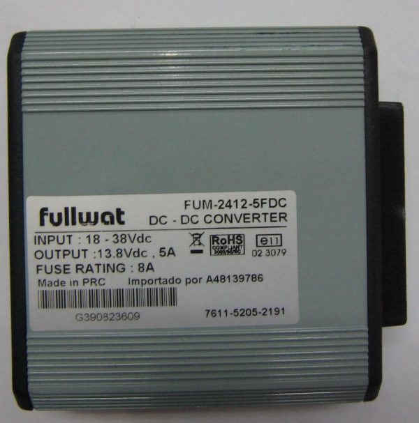 CONVERTIDOR DE POTENCIA 24v.DC-12v.DC CONMUTADO FULLWAT - Imagen 3