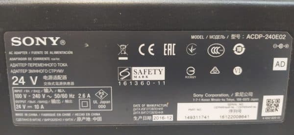 ACDP-240E02 - Sony KD-65XE9005 - Imagen 4