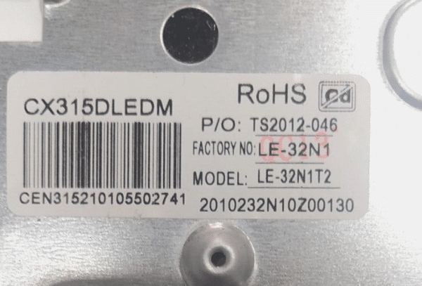 TP.MS3663S.PB818 - Display V320BJ8-Q01 (CX315DLEDM) Selecline 600082361/32S202B - immagine 4