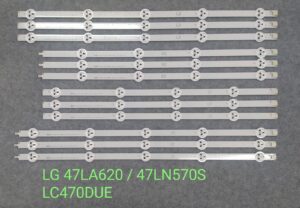 LOTE COMPLETO TIRAS LED TIPO 47LA/47LN PANEL LC470DUE