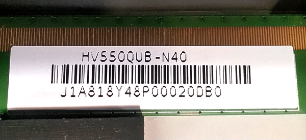 47-6021156 - Display HV550QUB-N40 - Philips 55PUS6503/12 – Bild 4