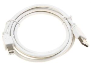 CABLE USB TIPO A MACHO / TIPO B MACHO 1,8M BLANCO