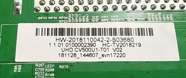 HK.T.RT2861V09 V02 - Display CV500U1-T01 - TD Systems K50DLM8US - Image 3