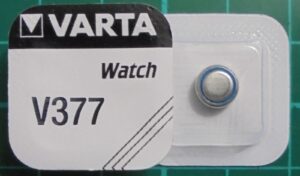 PILA BOTON VARTA 1,55v 376 / 606 / 377F / 377E/ 280-39 / SR626SWN-PB / SR66 /AG4